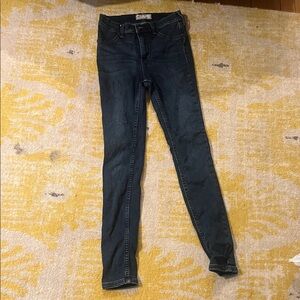 Women's Dark Blue Denim Skinny Jeans